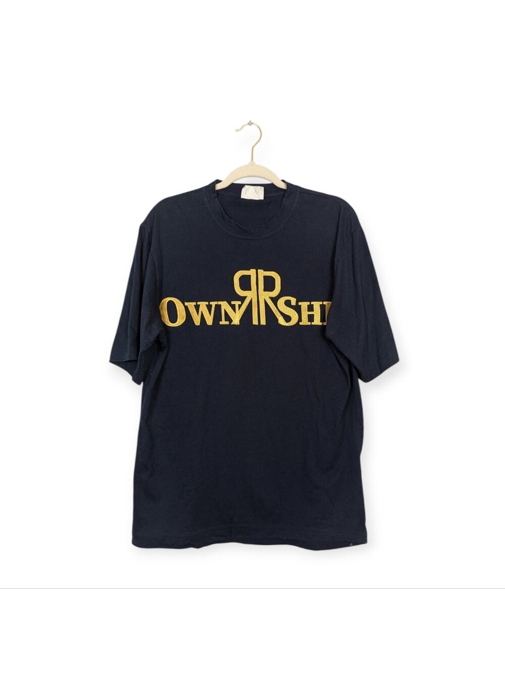 Vintage Ownership Navy Embroidered Graphic Tee